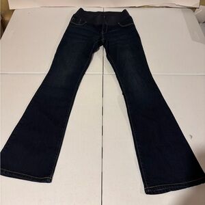 Old Navy Maternity Mid Rise Flare Stretch Dark Wash Jeans Women’s Size 28x31